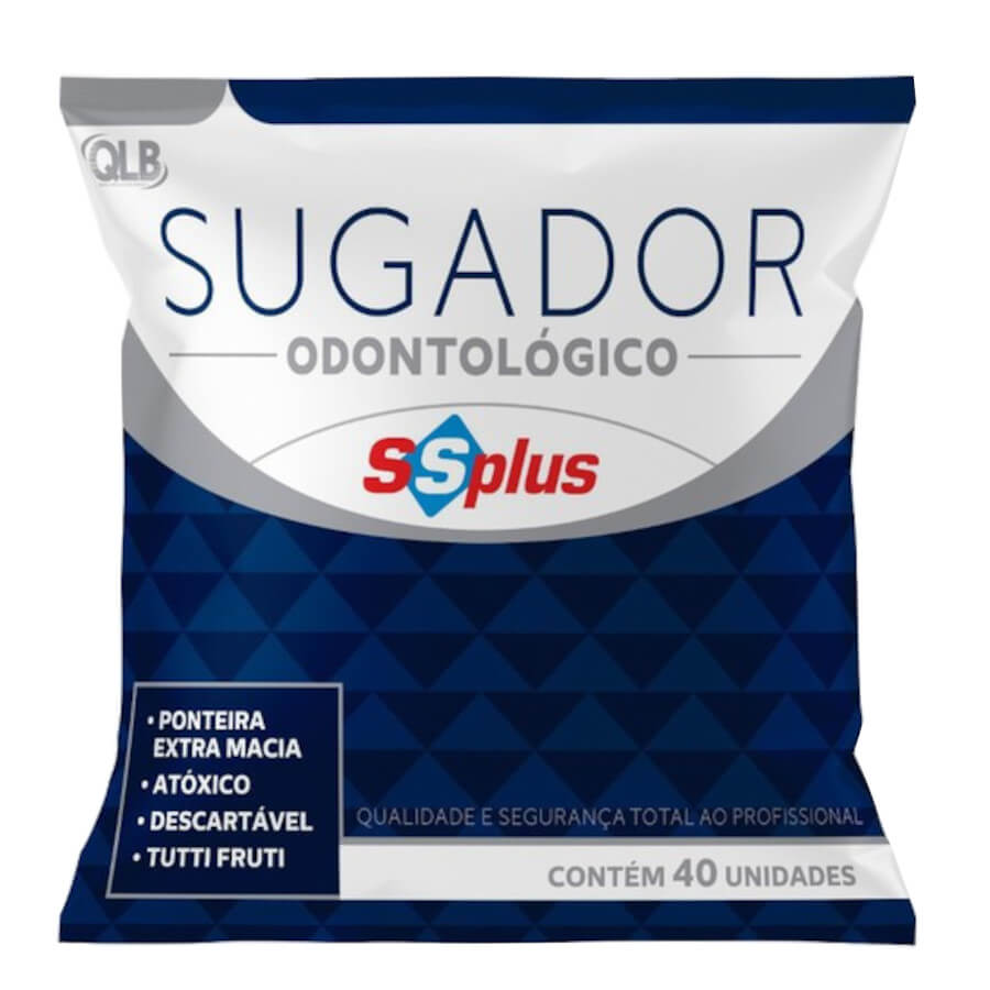 Sugador Odontológico Descartável - SSPlus